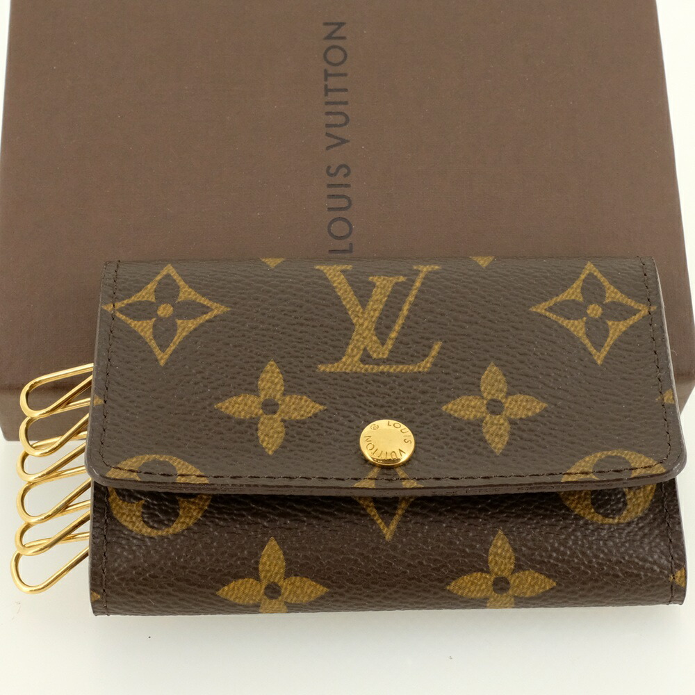 【新品同様】LOUIS VUITTON ルイヴィトン ミュルティクレ6 キーケース6本 モノグラム M62630 【中古】