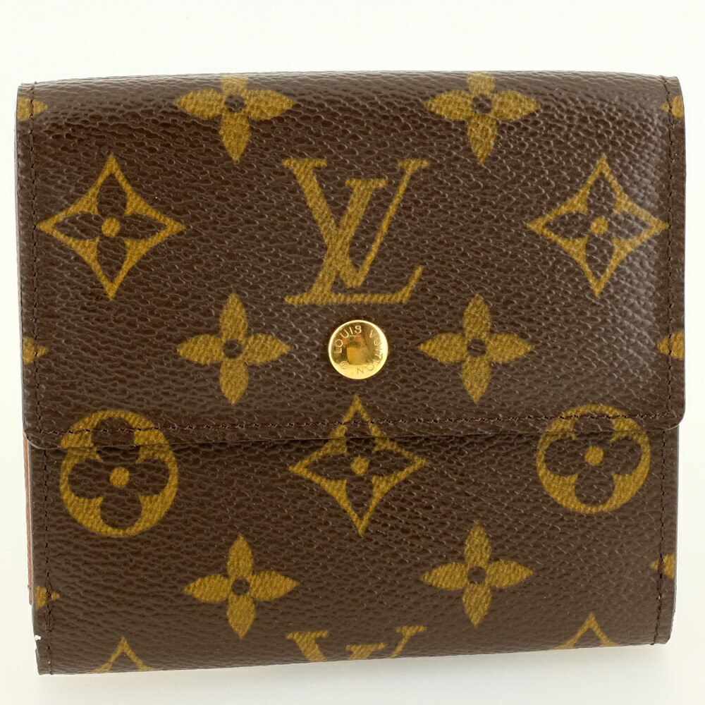 ルイヴィトン M61660 ポルトモネ モノグラム 折り財布 レディース財布 LOUIS VUITTON ルイヴィトン ポルトモネビエカルトクレディ W
