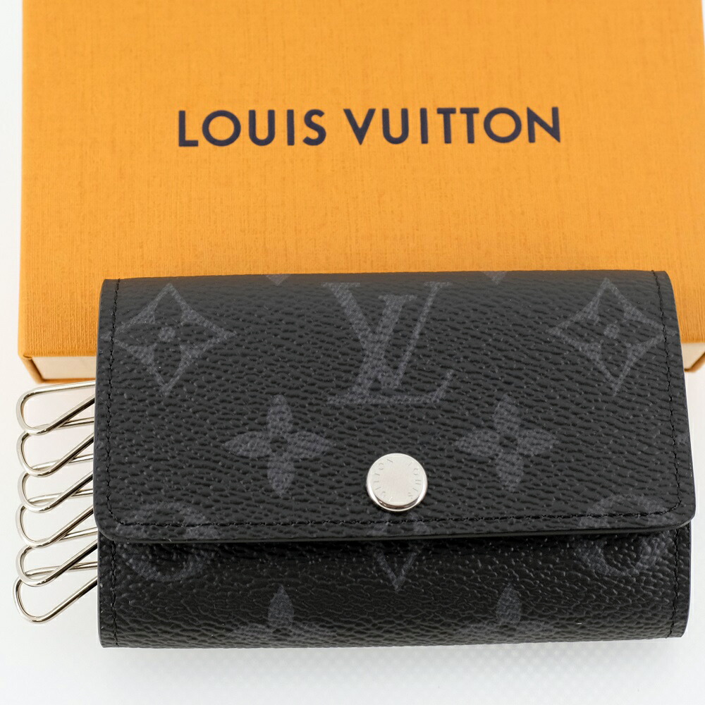 k32　ミュルティクレ6　モノグラムエクリプス　ブラックキーケース　ルイヴィトン louis-vuitton--