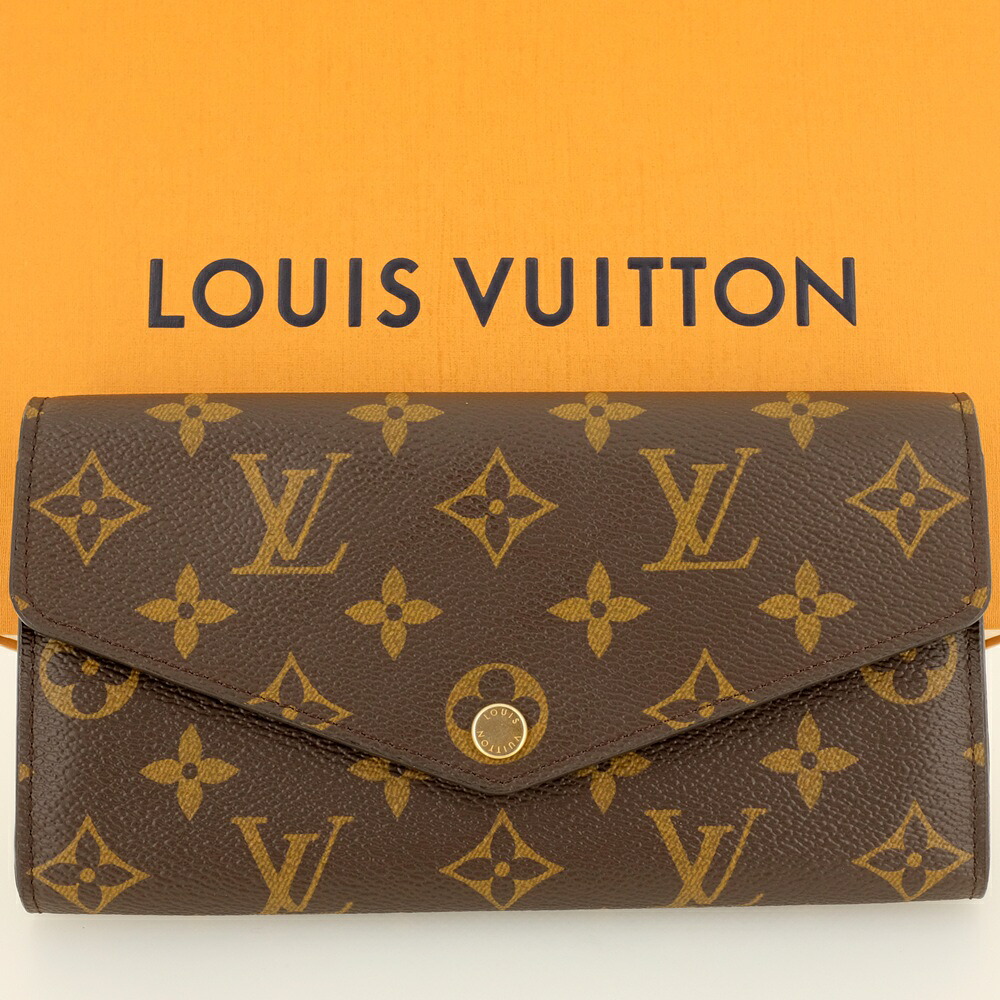 LOUIS VUITTON ルイヴィトン ポルトフォイユ・サラ M60531 長財布（小銭入れあり） モノグラム ブラウン 【中古】