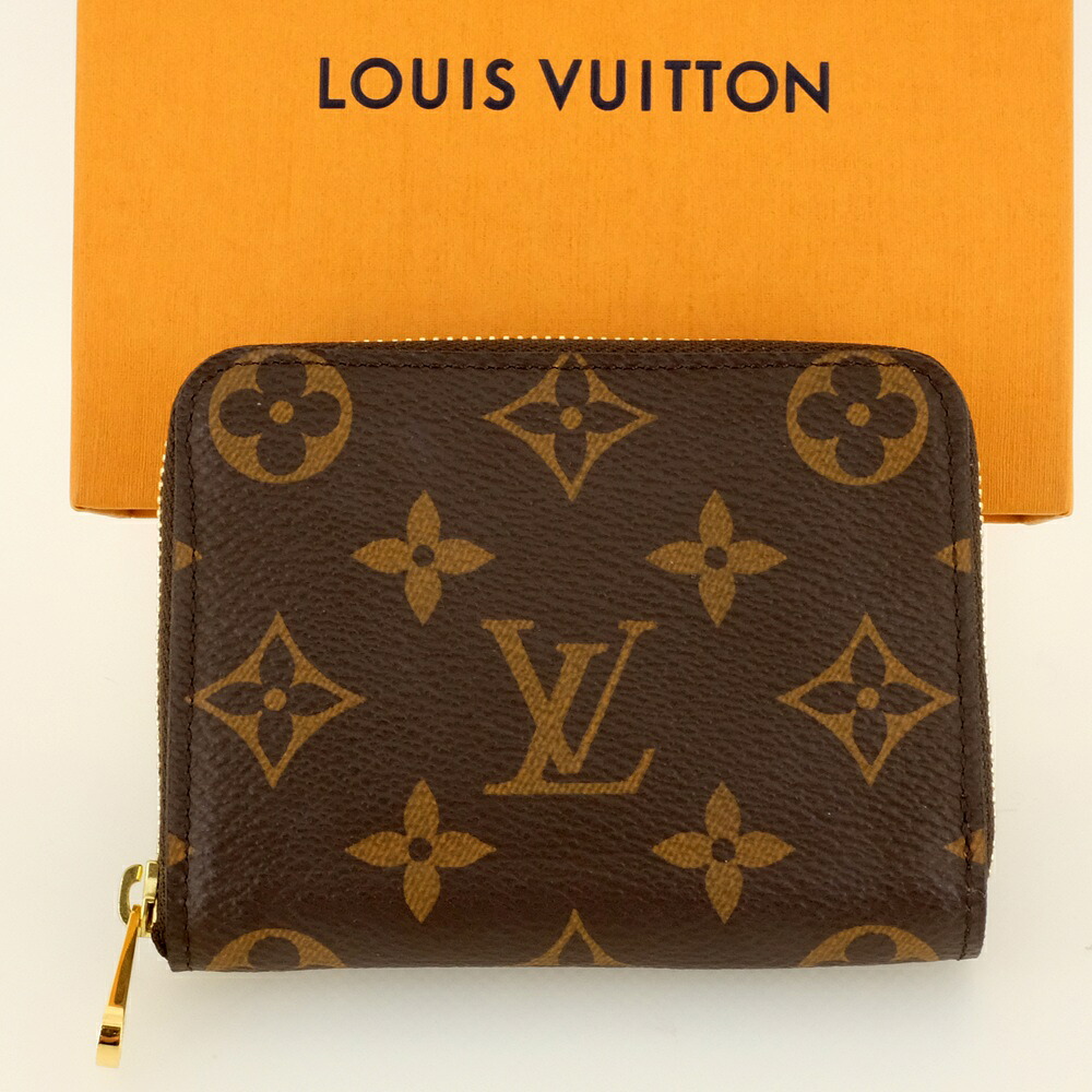 【新品同様】LOUIS VUITTON ルイヴィトン ジッピー・コインパース モノグラム M60067 コンパクトウォレット ラウンドファスナー財布 小銭入れ 【中古】
