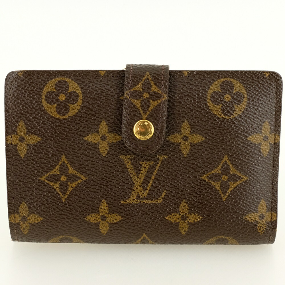 ベータなし LOUIS VUITTON ルイヴィトン ポルトフォイユ ヴィエノワ 銭入れ札入れ モノグラム M61674 【中古】