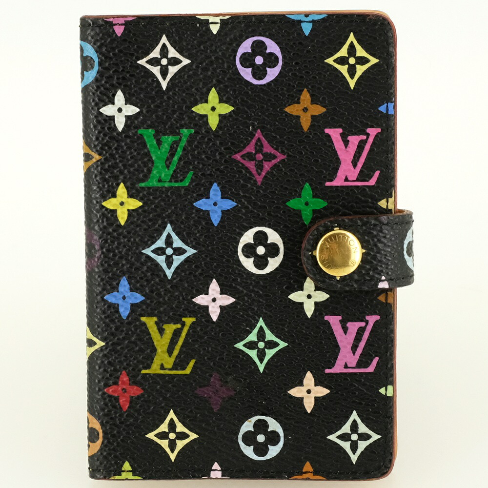 LOUIS VUITTON ルイヴィトン カルネ ドゥバル アジェンダ ミニ M92652 モノグラム・マルチカラー 村上隆 ノワール 手帳カバー 【中古】|ノースプラザ 店