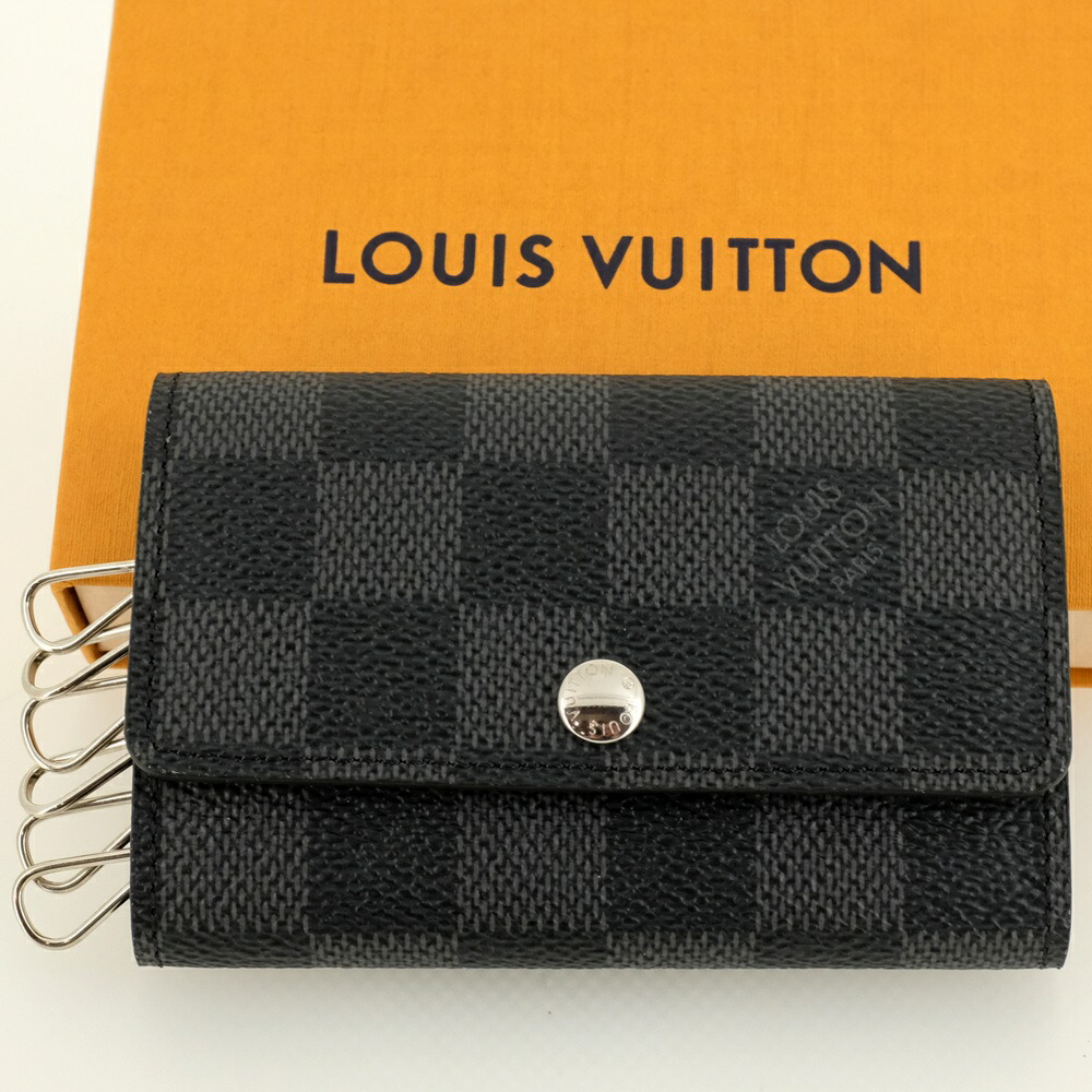 【未当て嵌める品】LOUIS VUITTON ルイヴィトン ミュルティクレ 6 ダミエ グラフィット N62662 足懸かり入れもの6本 【新古品】