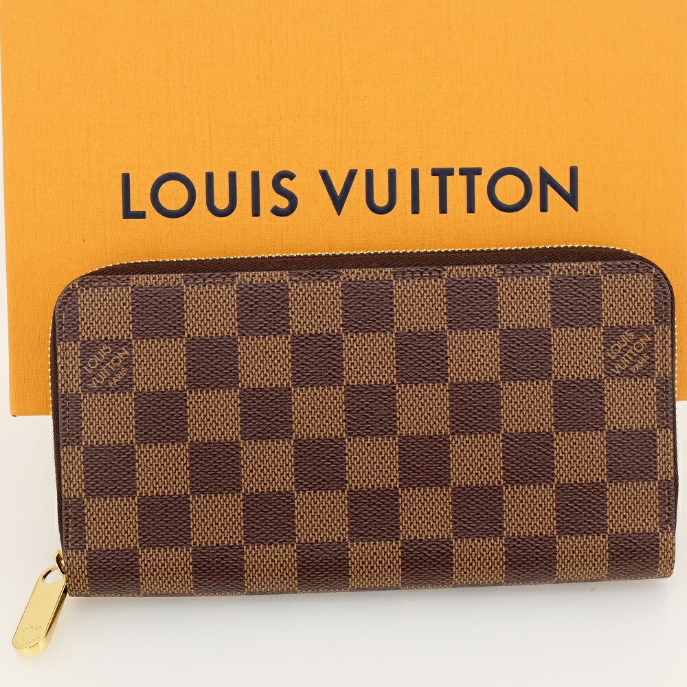【未当て嵌める品】LOUIS VUITTON ルイヴィトン ジッピー・ウォレット 長紙入れ（御釣り入れあり） ダミエ N41661 ラウンドジッパー