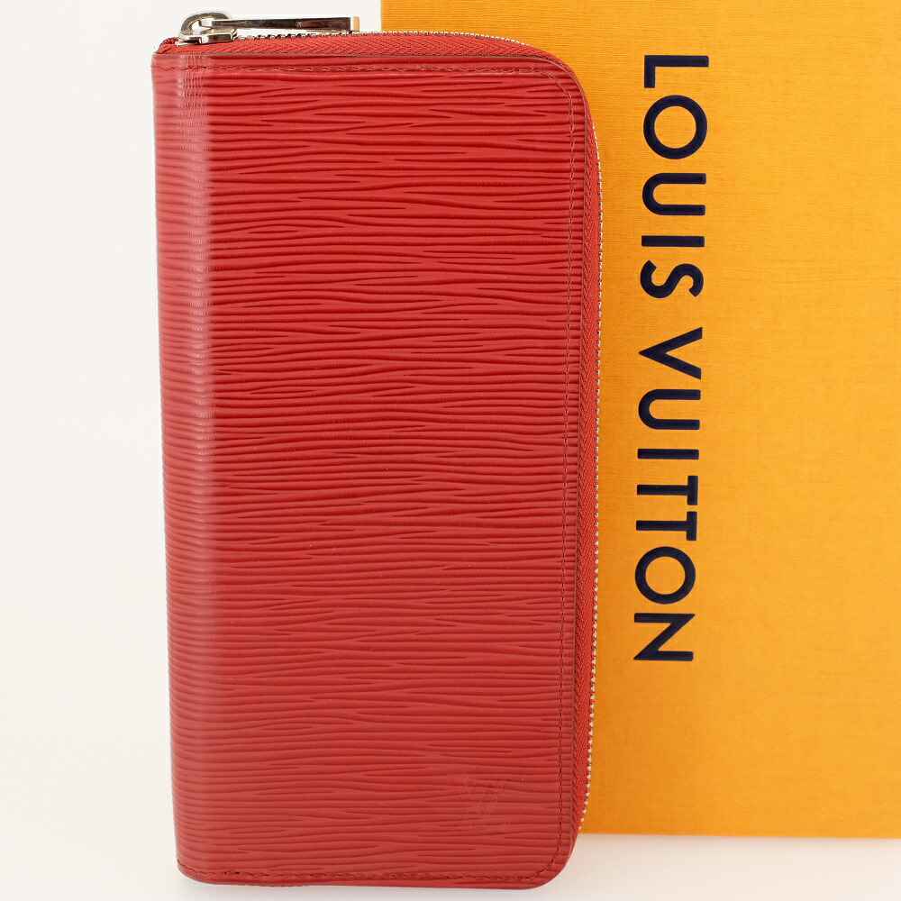 【美品】LOUIS VUITTON ルイヴィトン ジッピーウォレット・ヴェルティカル 長紙入れ（御釣り入れあり） エピ・レザー 頬べに M61369 【中古】