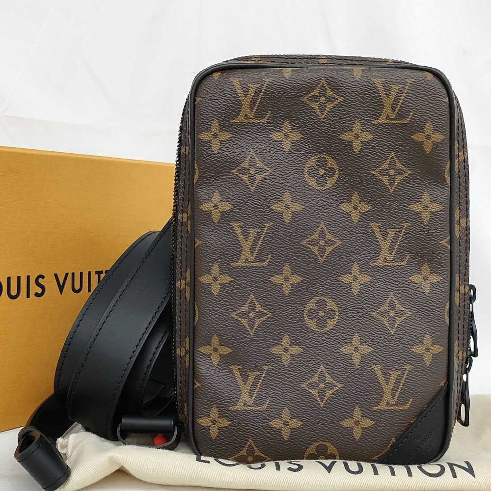 【新品負けず劣らず】LOUIS VUITTON ルイヴィトン ユティリティ･傍え御徒面子 ショルダーバッグ モノグラム･ソーラー 花の冠 M44477 同盟罷業さあ美【中古】