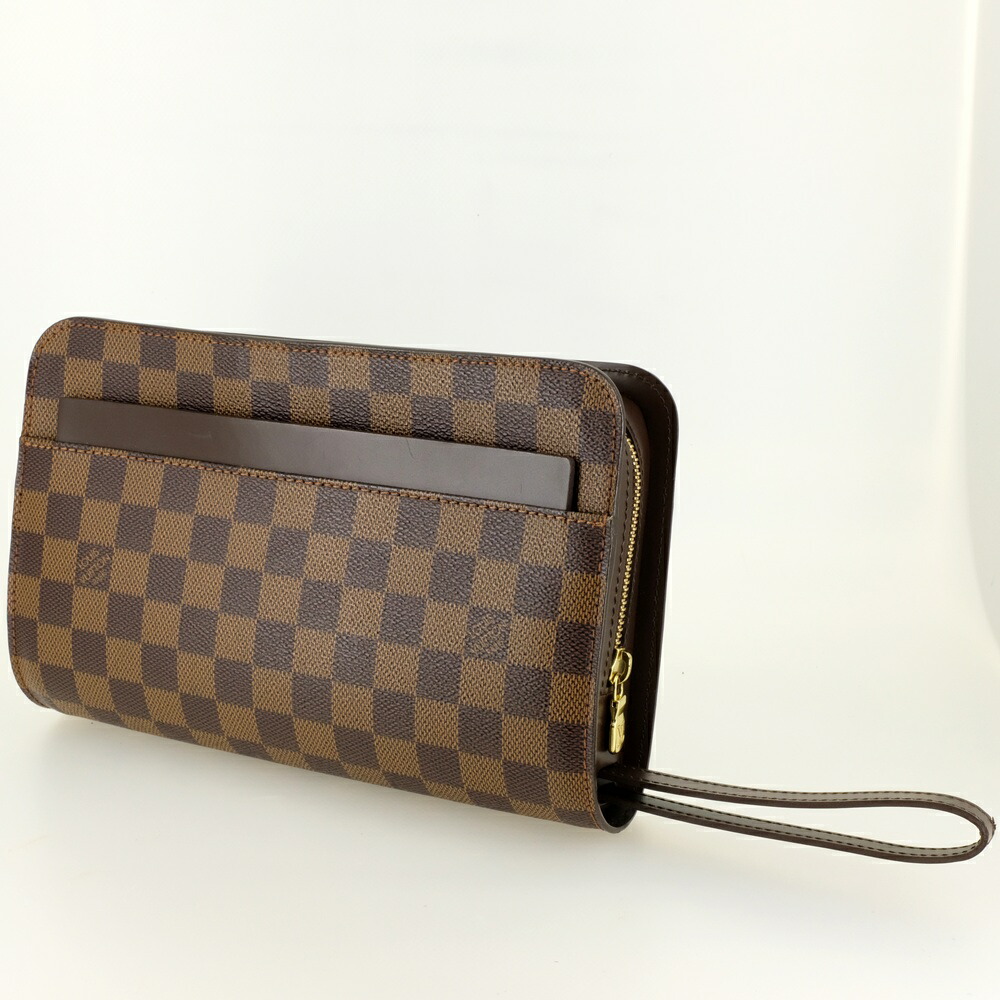 【美品】LOUIS VUITTON ルイヴィトン サンルイ 二番目御徒面子/クラッチペダル御徒面子 ダミエ N51993 【中古】