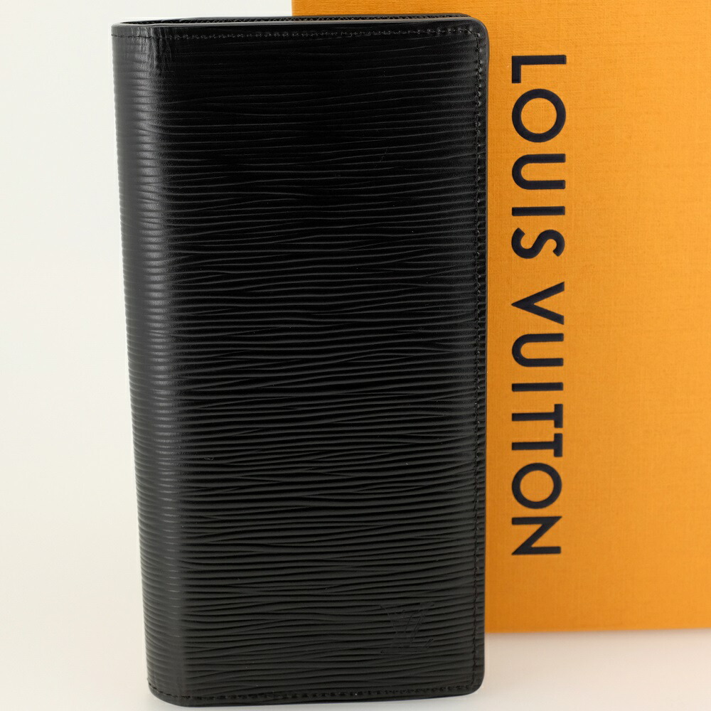 【未当て嵌める品】LOUIS VUITTON ルイヴィトン ポルトフォイユ・ブラザ 長紙入れ（御釣り入れあり） エピ・レザー ノワール M60622 【新古品】