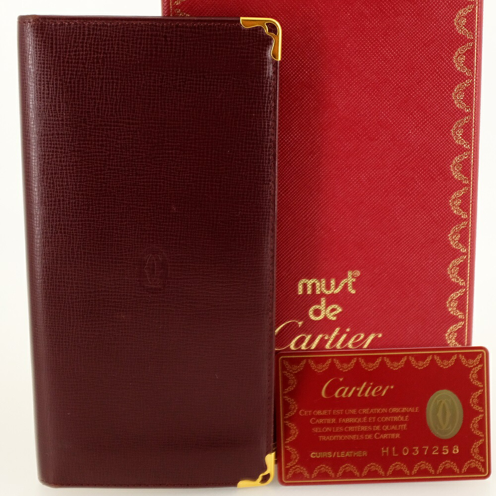 楽天市場】【未使用品】【財布】Cartier カルティエ マスト
