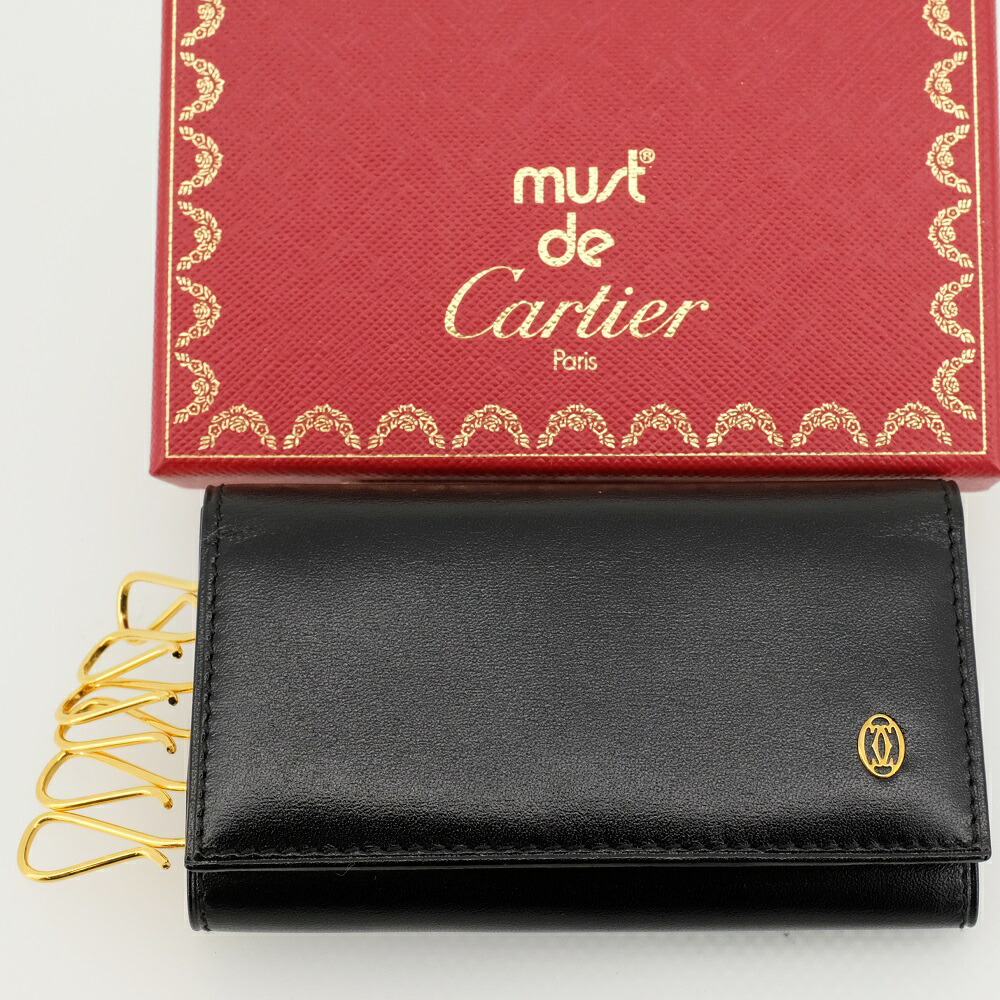 Cartier マストライン レザー 6連 キーケース