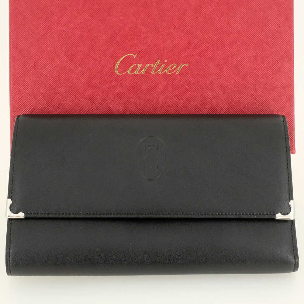 楽天市場】□新品同様□ Cartier カルティエ トリニティ レザー 三