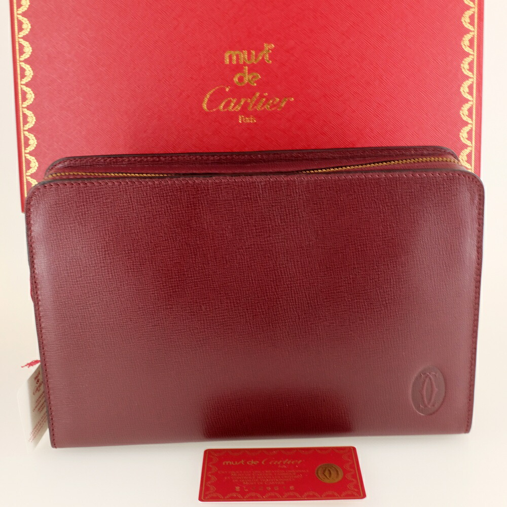 楽天市場】【未使用品】【バッグ】Cartier カルティエ マストライン