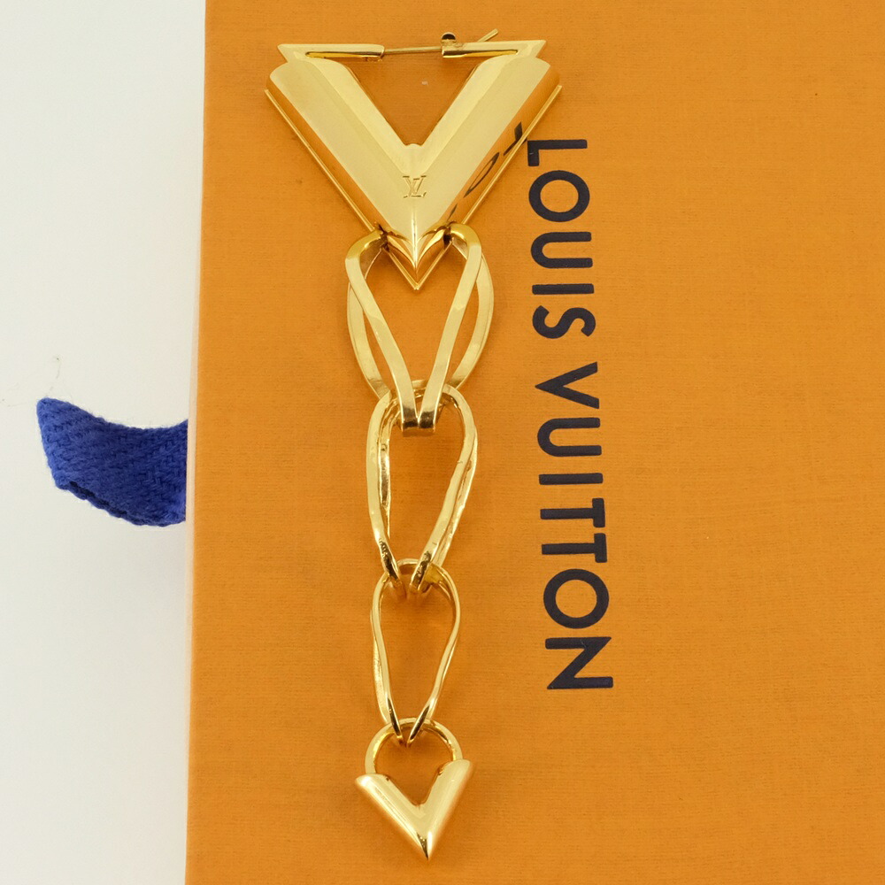 【美品】LOUIS VUITTON ルイヴィトン ブックル ドレイユ Vシングルインフィニヴィ・ピアス 片耳用 ゴールド MP2255 【中古】|ノースプラザ 店