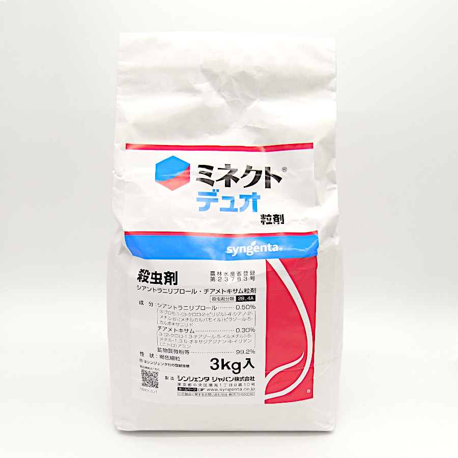 ミネクトデュオ粒剤 3kg×6袋書き割り