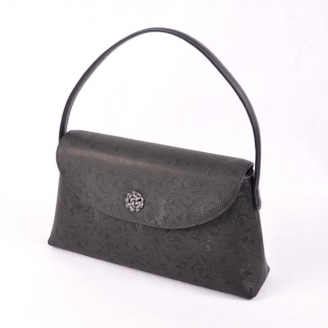 【美品】印傳屋　インデンヤ　ハンドバッグ　フォーマルバッグ 印傳屋 印伝バッグ 印伝 フォーマル ハンドバッグ 日本製 手作り