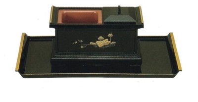 焼香盆セット ノンスリップ7.0寸（大）【仏壇　仏具　お盆】