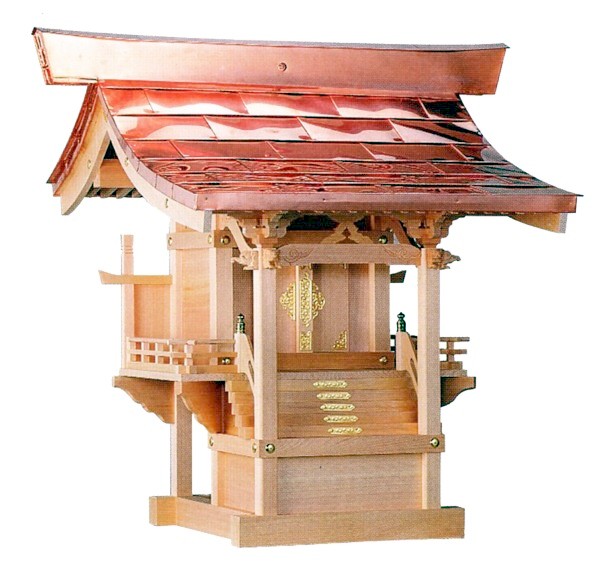 外宮（流れ・尺)　No.45　木曽ひのき使用【神具・お宮・祠】 167,750円