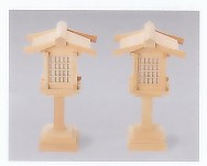 春日燈籠8寸コード式 No.272 (木曽ひのき)