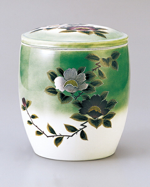 送料無料g31060 九谷焼 岳 長山 銀彩連山 花台付き 7号 花瓶 花器 インテリア フラワーベース 壺 和陶器 床の間 