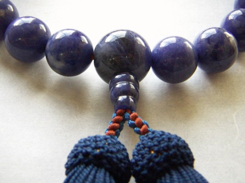 楽天市場】男性用念珠セット ソーダライト 黒縞瑪瑙 K21185627 生活