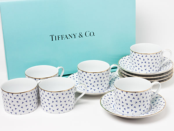 楽天市場 ティファニー ダンシングt カップ ソーサー ６客 Tiffany 31お茶のふじい 藤井茶舗 お茶のふじい