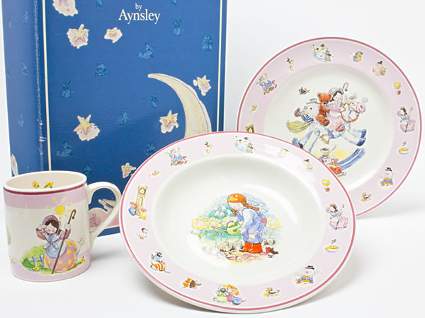エインズレイ ナーサリィライムコレクション（キッズ食器） aynsley-08茶の葉のふじい・藤井茶舗