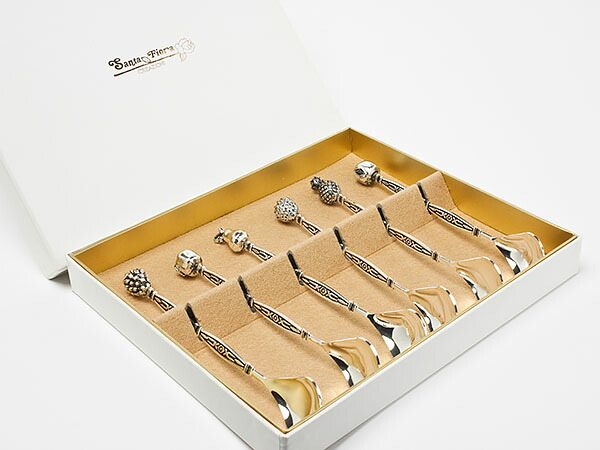 楽天市場】ミキモト ゴールドパールスプーン 5本セット spoon-25お茶の