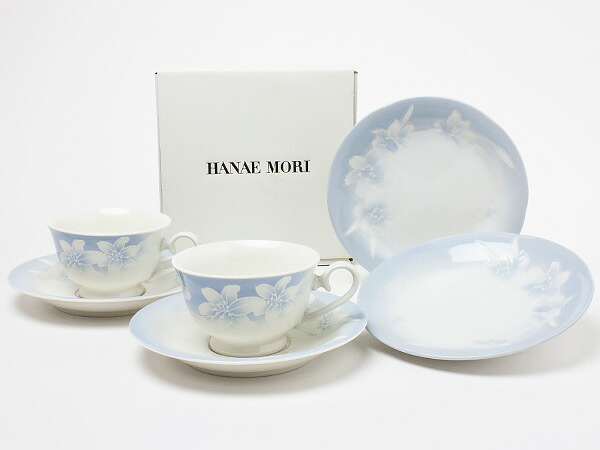 HANAE MORI（ハナエ モリ）有りの実 3重協奏曲仕掛ける（優勝杯＆平円盤＆西洋菓子一皿） hanaemori-10茶の葉のふじい・藤井茶舗