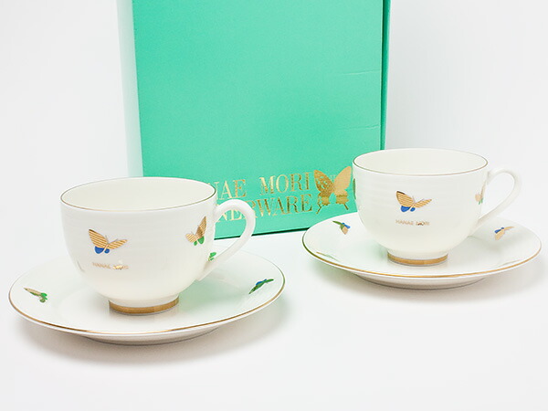 HANAE MORI（ハナエ モリ）ありの実 紅茶優勝杯＆平円盤 hanaemori-12茶の葉のふじい・藤井茶舗