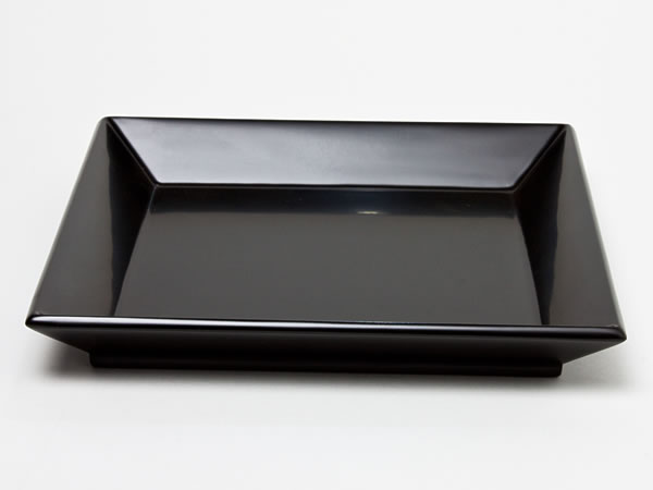 四方盆（干菓子器 真塗） SBN01茶の葉のふじい・藤井茶舗 食器・カトラリー・グラス-キッチン用品・食器・調理器具