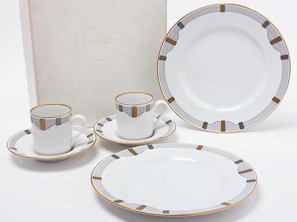 楽天市場】クリスチャンディオール カサブランカ カップ＆ソーサー 5客