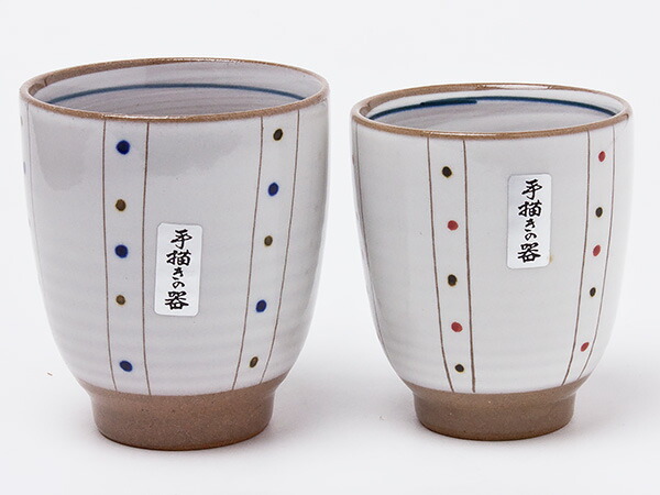 楽天市場】江口宗山 作 唐津焼 太閤三の丸窯 夫婦湯呑 eguchi-01お茶の