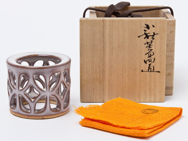 波多野善蔵 作 萩焼 貴石 蓋置 hatano-09茶の葉のふじい・藤井茶舗