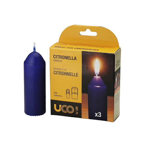 楽天市場 Uco ユーコ キャンドルランタン用シトロネラスペアキャンドル 3本セット 24619 ナチュラム 楽天市場支店