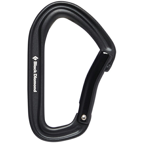 Black　Diamond(ブラックダイヤモンド)　ホットフォージ　ベランピング　トレッキング　ロックなし　登山　おうちキャンプ　ベントゲート/ブラック　ブラック　BD10077アウトドアギア　カラビナ
