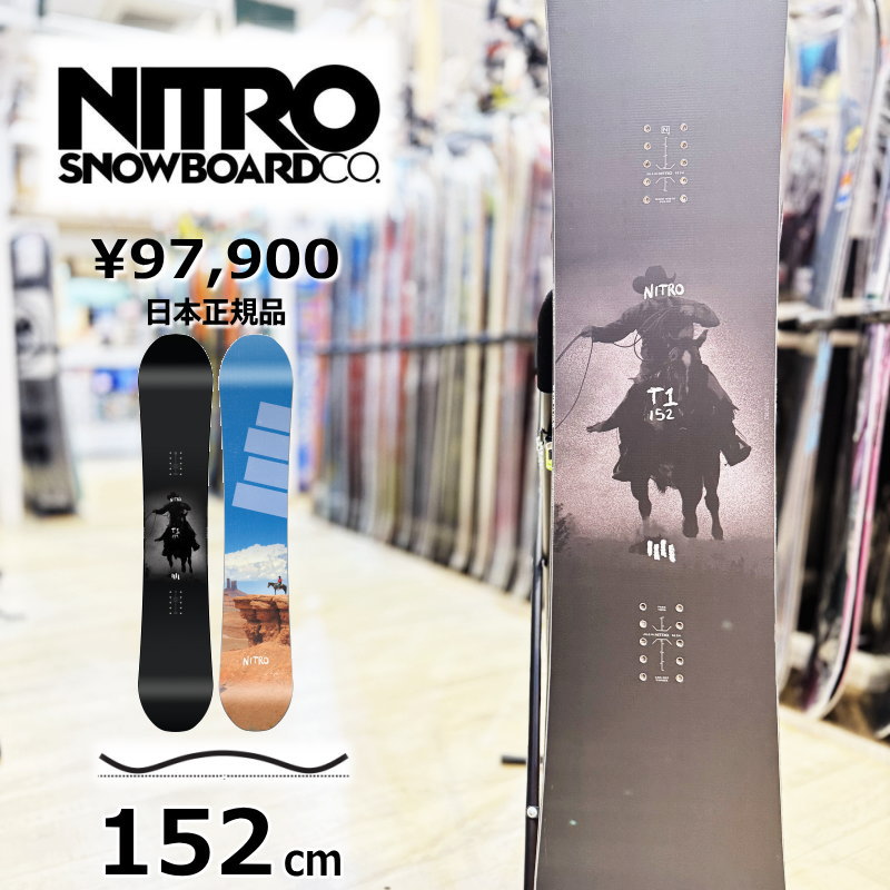 楽天市場】スノーボード 板 メンズ NITRO ナイトロ T1×FFF 23-24