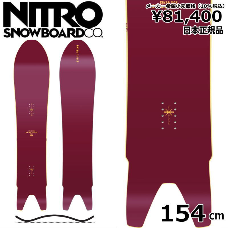 nitro kentaroモデル154cm ARCANEのビンディング-