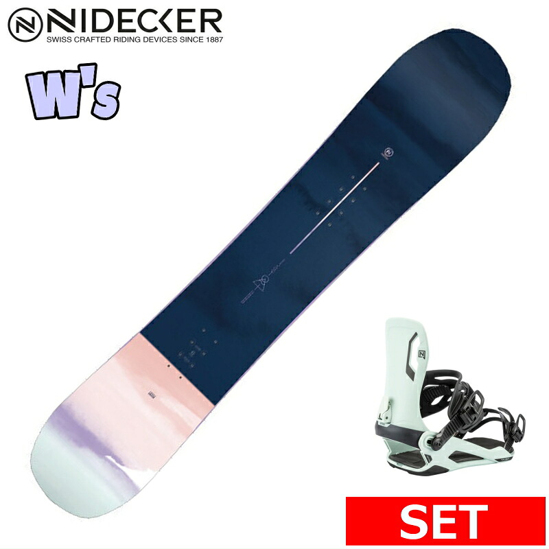 24-25 NIDECKER ORA+NITRO TALENT S レディース スノーボード2点セット 女性用 型落ち 日本正規品 ワックス+ダリング+取付サービス そのまま使える｜Snowboard＆Ski オフワン国道16号