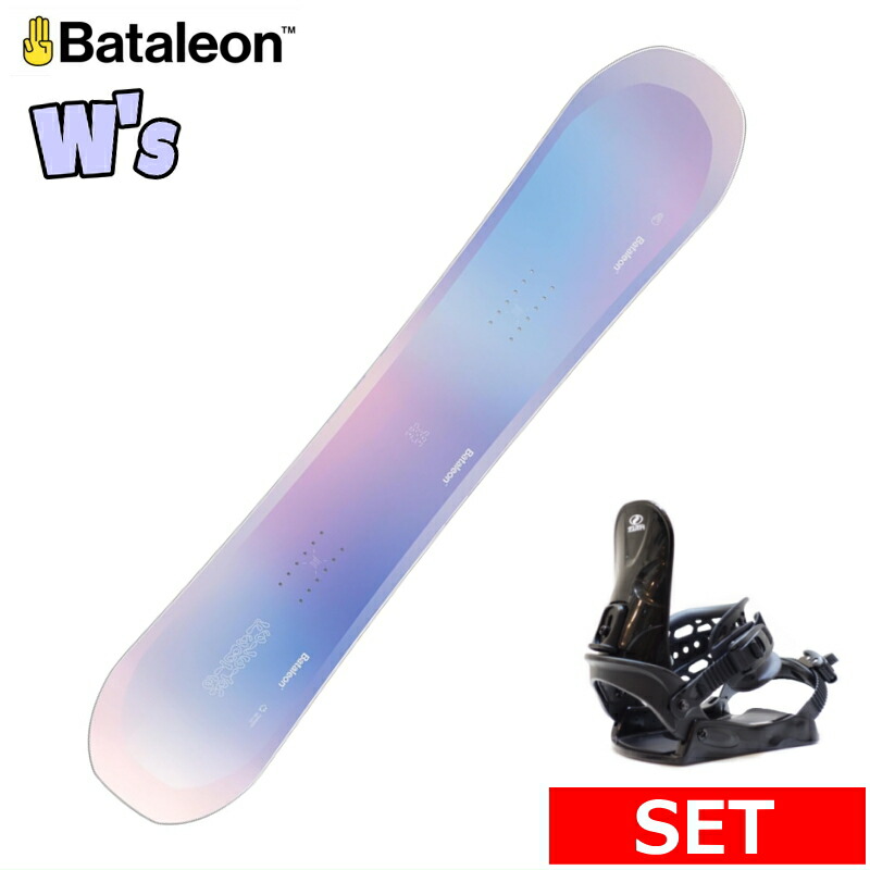 25-26 BATALEON FEELBETTER+ZUMA BINDING レディース スノーボード2点セット 女性用 型落ち 日本正規品 ワックス+ダリング+取付サービス そのまま使える｜Snowboard＆Ski オフワン国道16号