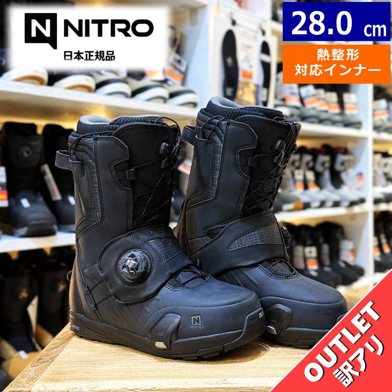【逃げ口】メンズ スノーボードブーツ ステップオン 25-26 NITRO PROFILE TLS STEP ON ｶﾗｰ:BLACK 28珊 ナイトロ プロファイル ステップオン 型挙げ句の果て 日本定め事品