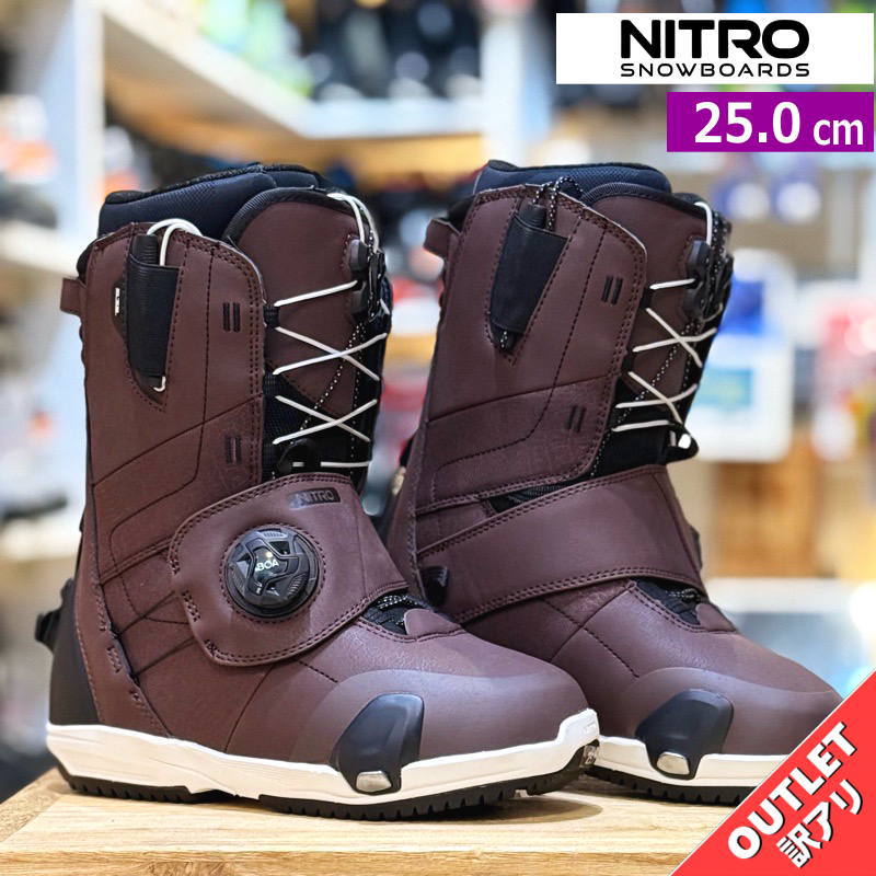 【アウトレット】レディース スノーボードブーツ ステップオン 25-26 NITRO MONARCH TLS STEP ON ｶﾗｰ:PORT 25cm ナイトロ モナーク 型落ち 日本正規品｜Snowboard＆Ski オフワン国道16号
