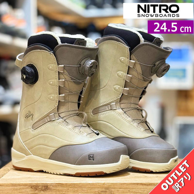【逃げ道】レディース スノーボードブーツ 25-26 NITRO CROWN BOA ｶﾗｰ:X HAILEY LANGLAND 24.5珊 ナイトロ ジャケット冠 型挙げ句のはて 日本定め事品