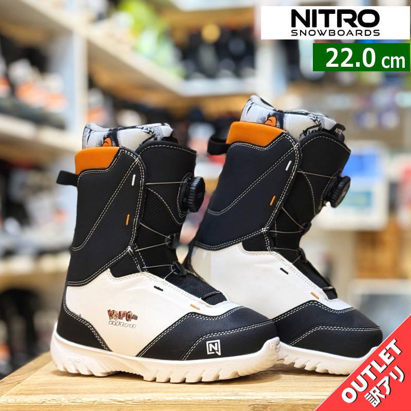 【アウトレット】キッズ ジュニア スノーボードブーツ 25-26 NITRO DROID BOA ｶﾗｰ:X VOLCOM 22cm ナイトロ ドロイド 型落ち 日本正規品｜Snowboard＆Ski オフワン国道16号