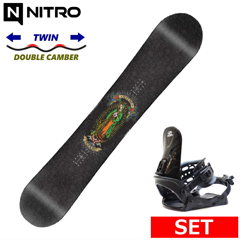 24-25 NITRO DEMAND LTD GULLWING+ZUMA BINDING メンズ スノーボード2点セット オールラウンド カービング 型落ち 日本正規品 ワックス+ダリング+取付サービス そのまま使える｜Snowboard＆Ski オフワン国道16号 29,887円