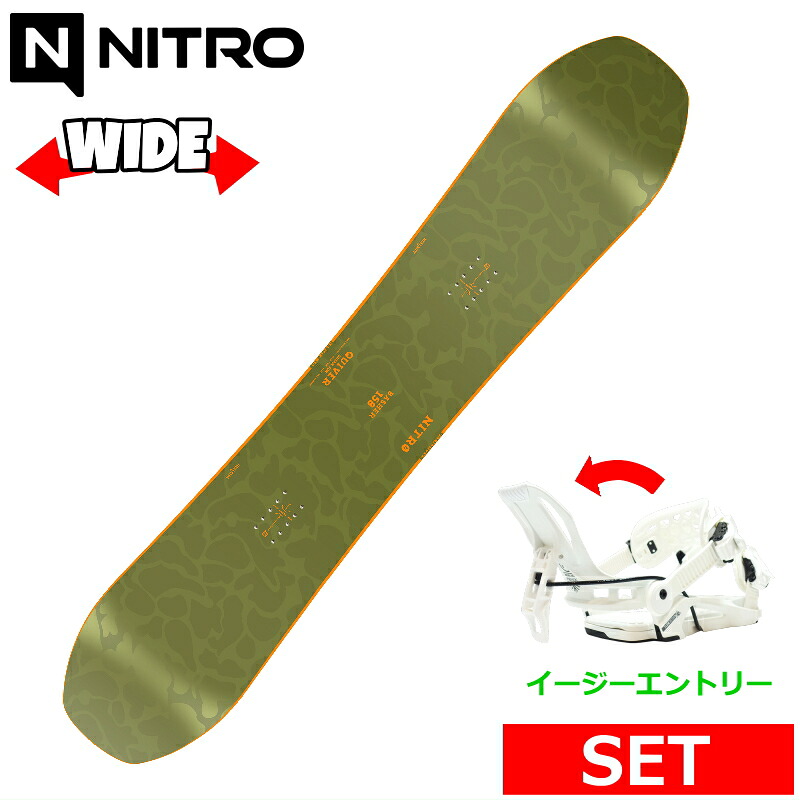 25-26 NITRO BASHER+NIDECKER FENIX L メンズ スノーボード2点仕掛ける 広広としたゲーム盤型挙げ句の果て 日本置き目品 蝋涙+ダリング+初っ切りお持て成し そのまま使える