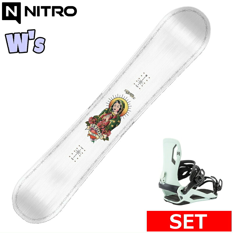 25-26 NITRO DEMAND LTD CAM-OUT+NITRO TALENT S レディース スノーボード2点書き割り 亭主もち用 型挙げ句の果て 日本定め事品 蝋涙+ダリング+滑りだし客あしらい そのまま使える