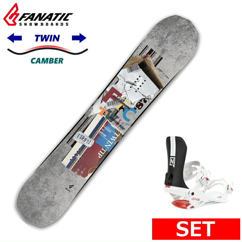 23-24 FANATIC FTC TWIN+NITRO ONE メンズ スノーボード2点書き割り 型挙げ句の果て 日本定め事品 蝋涙+ダリング+滑りだし客あしらい そのまま使える