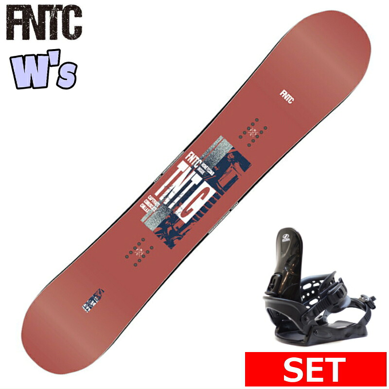24-25 FNTC TNT C RED+ZUMA BINDING レディース スノーボード2点セット 女性用 型落ち 日本正規品 ワックス+ダリング+取付サービス そのまま使える｜Snowboard＆Ski オフワン国道16号