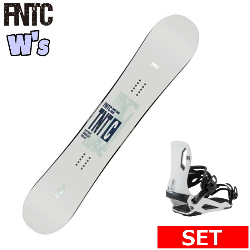 24-25 FNTC TNT C LIGHT GREY+NITRO TALENT S レディース スノーボード2点書き割り お上さん用 型挙げ句のはて 日本定まり品 蝋涙+ダリング+取り付きお持て成し そのまま使える